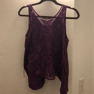 Free People Purple Tank Top